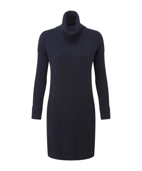 Schöffel Country Filey Roll Neck Dress - Navy