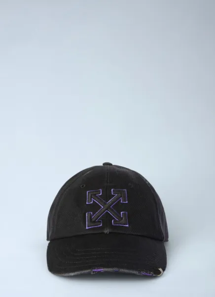 Distressed Denim Baseball Cap