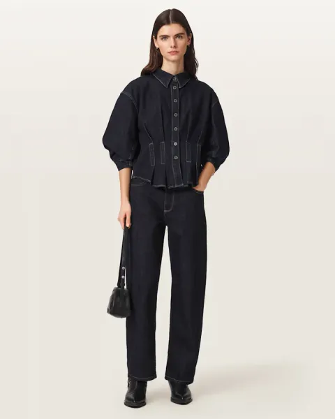 Sadie Barrel Leg Denim Jeans