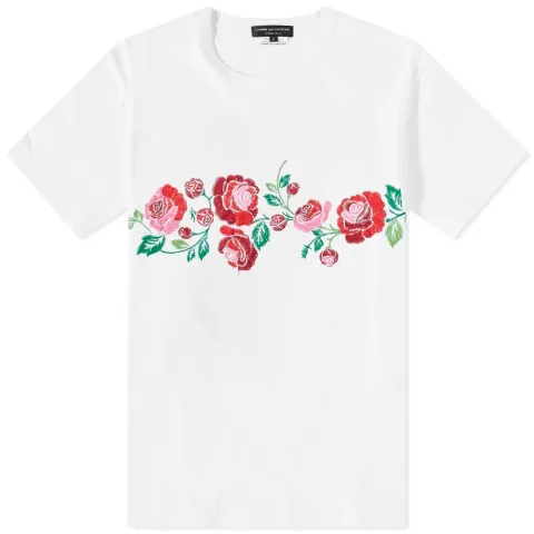 Roses Embroidery T-Shirt