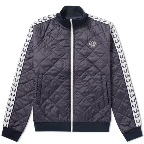 Fred Perry x Lavenham Quilted Taped Tracktop