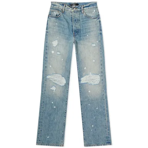 Straight Distressed Jeans