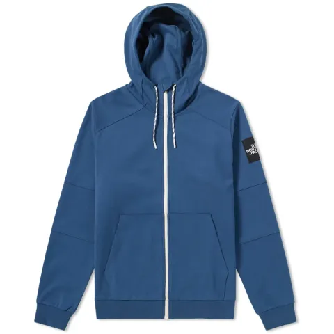 Fine Full Zip Box Hoody