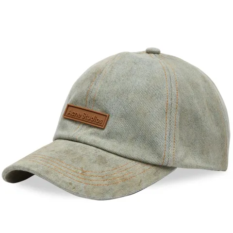Carliy Denim Patch Cap