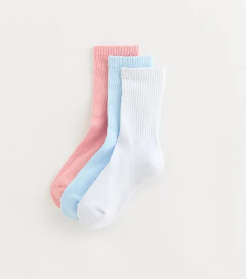 Pack Of 3 Multicoloured Tube Socks