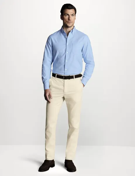 Charles Tyrwhitt Slim Fit Ultimate Non-Iron Chino Oatmeal