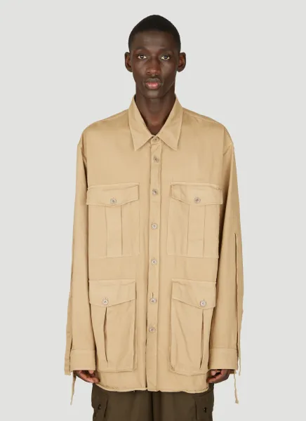 Twill Cargo Shirt