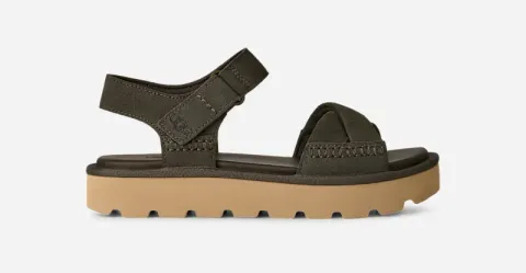 Sungaze Sandal, Suede/Polyester