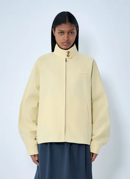 High-Neck Zip Jacket