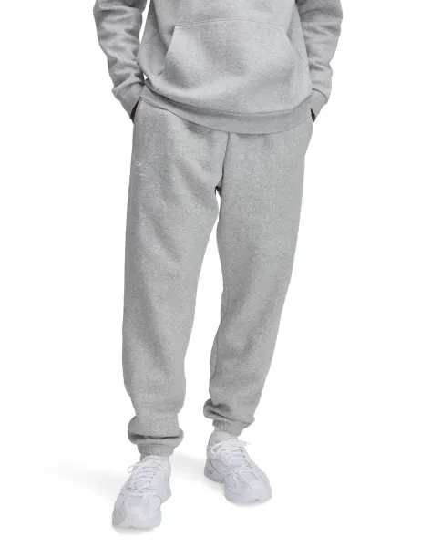 Under Armour Icon Cotton Rich Fleece Joggers Light Grey