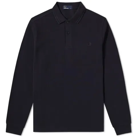 Fred Perry Long Sleeve Twin Tipped Polo