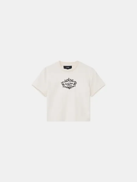 WOMEN - WOMEN'S CHATEAU CREST BABY TEE - Alabaster