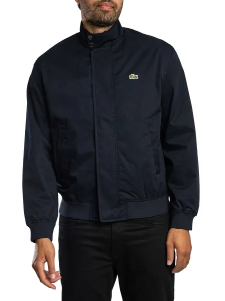 Lacoste Water Repellent Twill Harrington Jacket