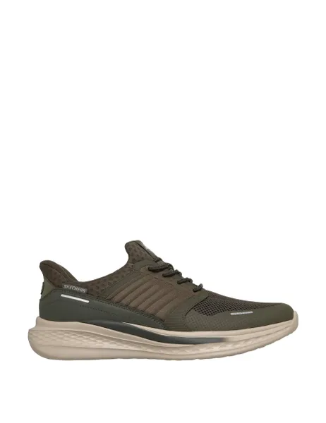 Skechers Hands Free Slip-ins Sports Trainers Olive