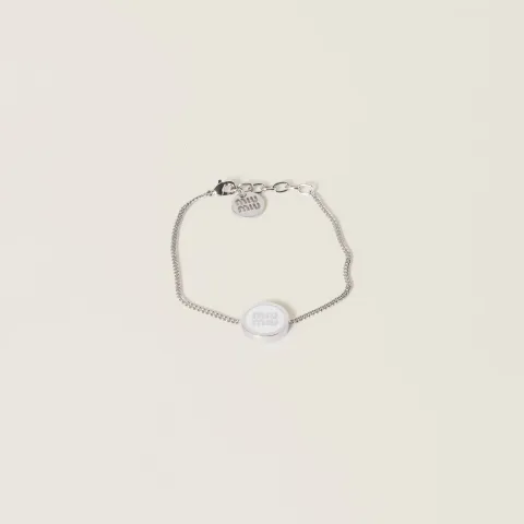 Enameled metal bracelet