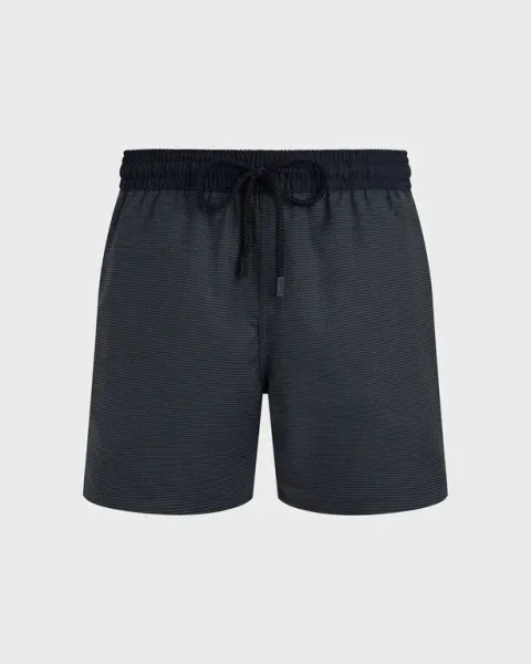 Vilebrequin Men Ultrafine Wool Swim Shorts Micro Carreaux Tailoring