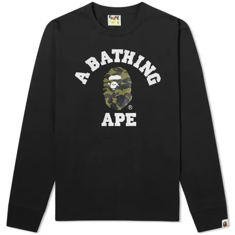Long Sleeve 1st Camo College T-Shirt
