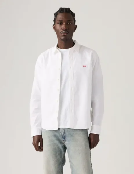 Levi's Levi's Regular Fit Pure Cotton Oxford Shirt White