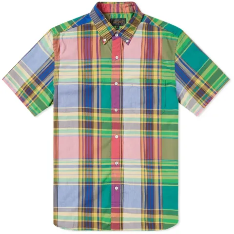 Short Sleeve Big Check Shirt