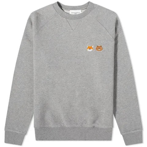 Maison Kitsuné x Line Friends Kitsuné Small Patch Crew Swe