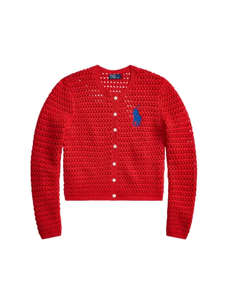 Polo Ralph Lauren Crochet Long Sleeve Cardigan