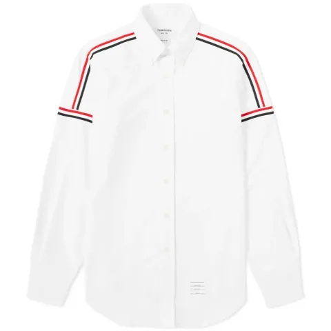 Grosgrain Shoulder Stripe Oxford Shirt