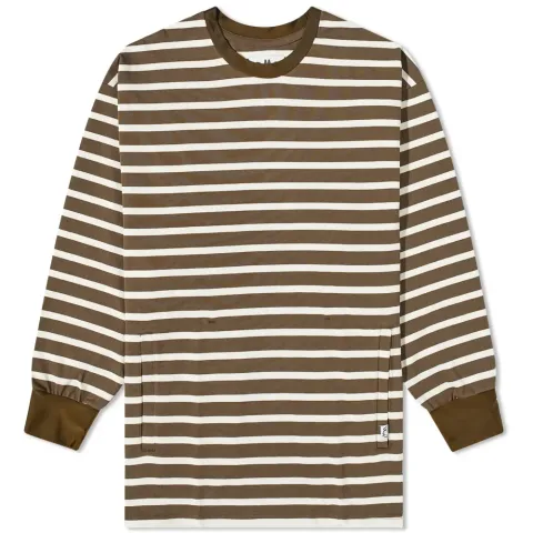 Slow Dry Stripe Border T-Shirt