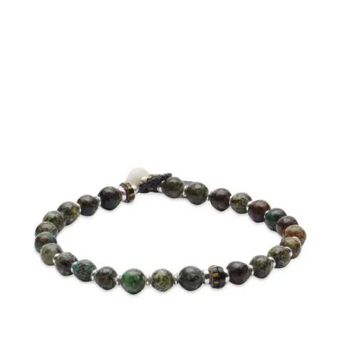 6mm Beaded Stone Bracelet