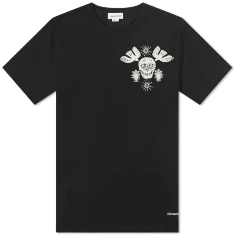 Skull Embroidered T-Shirt