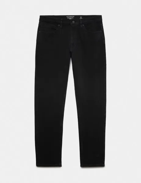 Autograph Slim Fit 360 Flex Stretch Jeans Black/Black