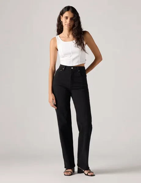 Levi's Levi's Ribcage Full Length Jeans Black