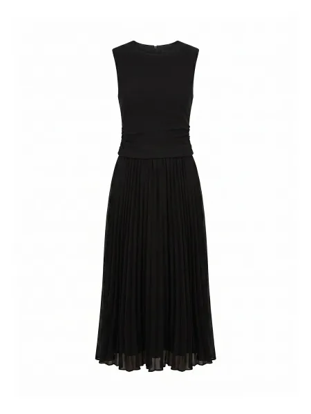 Forever New Emilia 2-in-1 Pleated Midi Dress