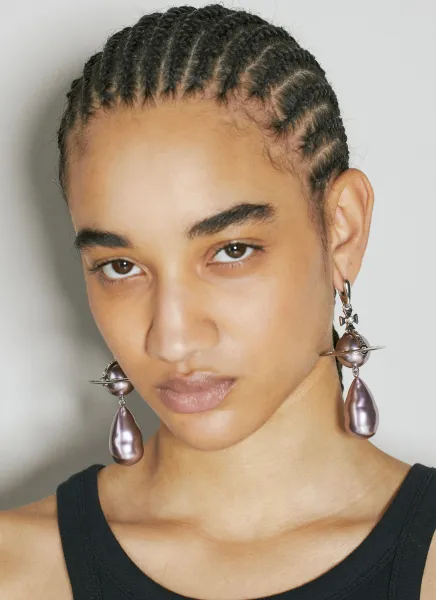 Giant Pearl Drop Earrings