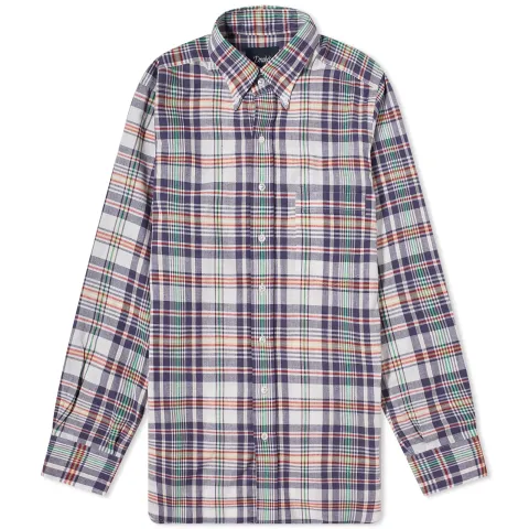 Madras Button Down Shirt