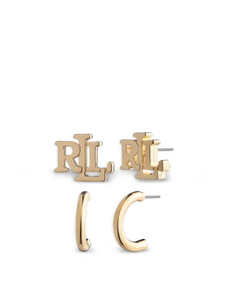Lauren Ralph Lauren Logo Stud Earrings
