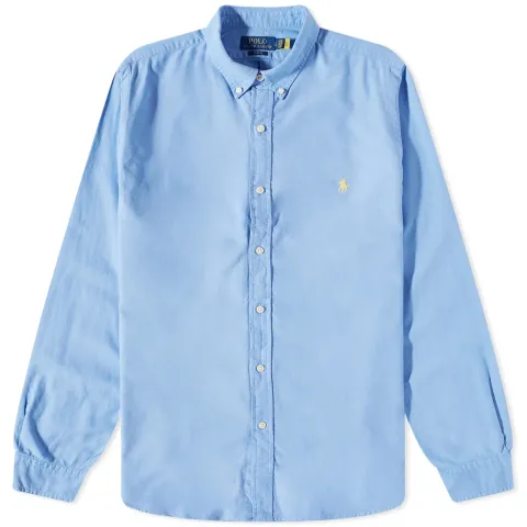 Button Down Garment Dyed Oxford Shirt