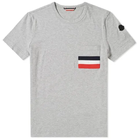 Tricolour Taping Pocket Tee