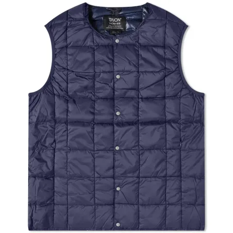 Crew Neck Down Vest