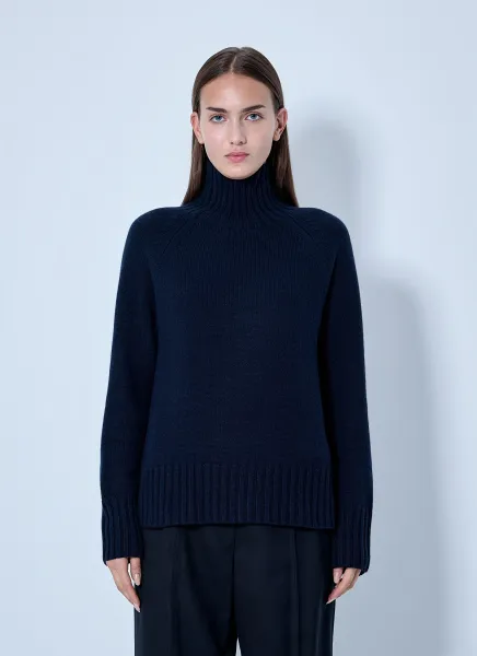 Max Mara High-Neck Wool and Cashmere Sweater