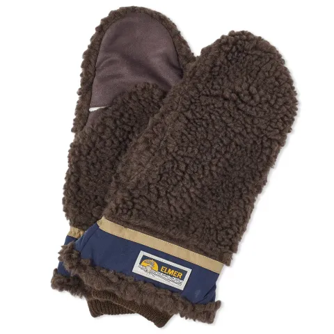 Wool Pile Flip Mitten