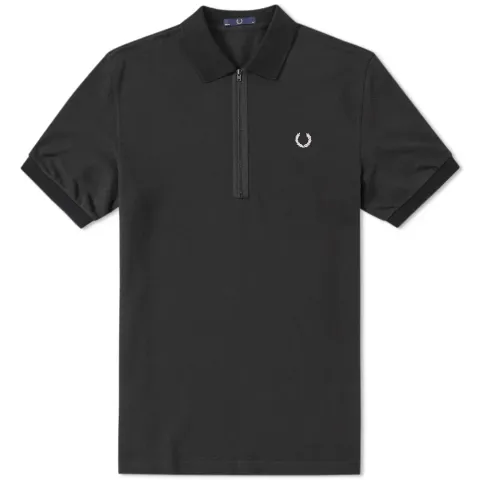 Fred Perry Laurel Half Zip Pique Polo