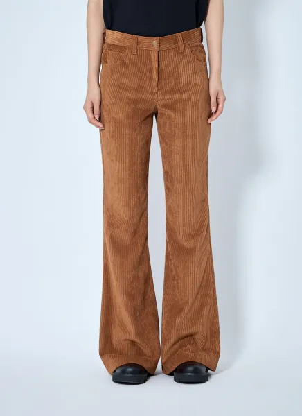 Corduroy Flared Trousers