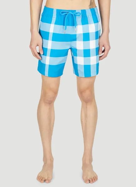 Check Swim Shorts