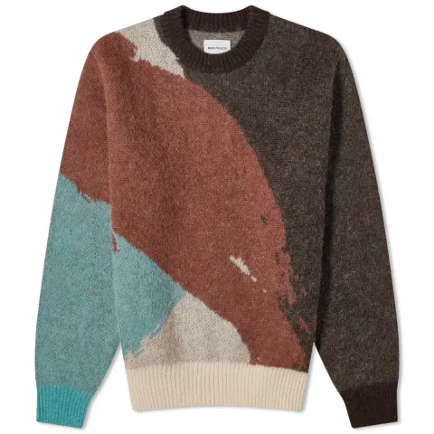 Arild Alpaca Mohair Jacquard Crew Jumper