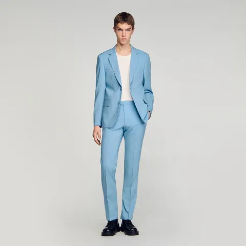 Wool suit jacket