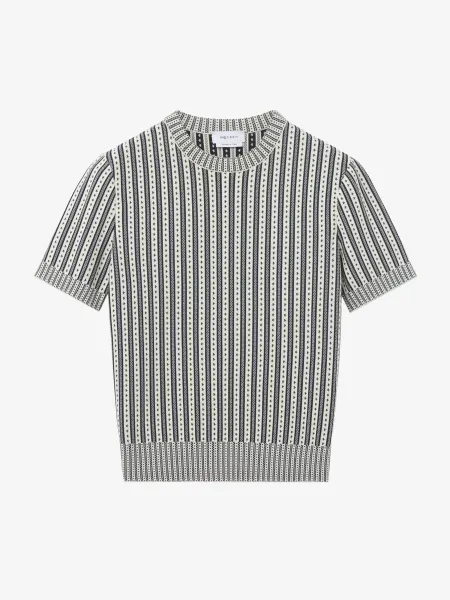 Striped Knit Top