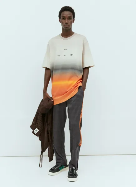 Logo Print Gradient T-Shirt