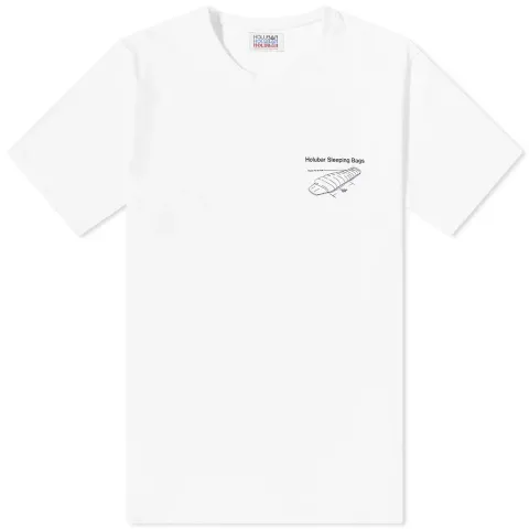 Sleeping Bag Logo Back Print T-Shirt