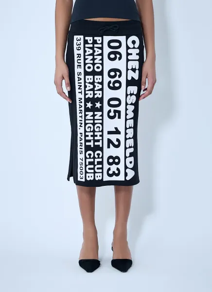 Sweatshirt Midi Skirt