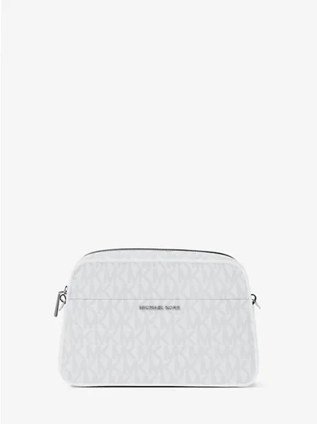 Jet Set Small Signature Logo Camera Crossbody Bag
